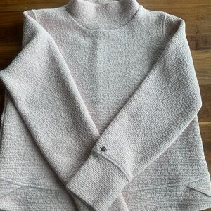 CALIA by Carrie Underwood Textured Cream Turtleneck Sweater